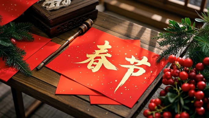 过年春节元旦新春快乐新年快乐新年拜年新春