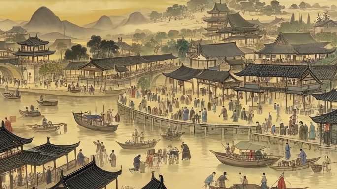 清明上河图动画场景