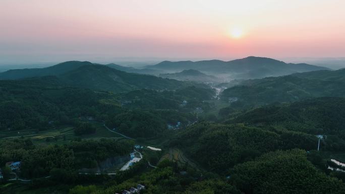 信阳固始西九华山风景区山景