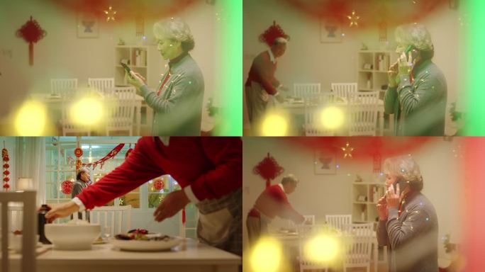 过年孩子给父母电话祝福春节电话拜年
