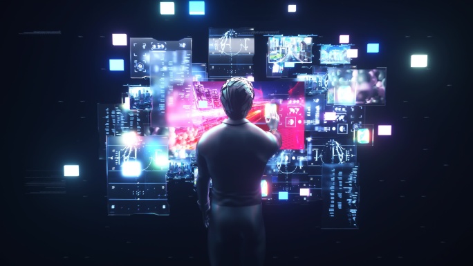 VR元宇宙未来赛博C4D+AE
