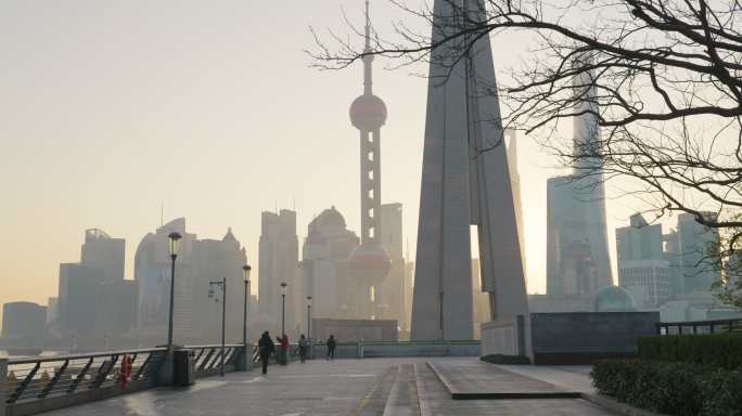 上海城市街头人文空境