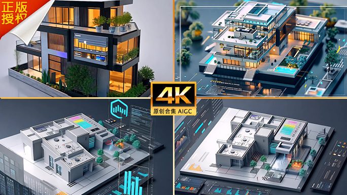 智能家居开场 现代化智慧小区物业社区管理