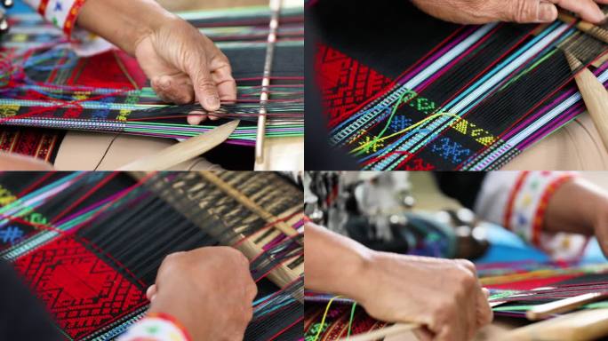 珍贵非物质文化遗产黎族双面绣