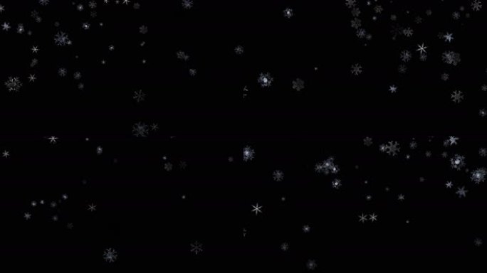 宽屏 雪花 循环