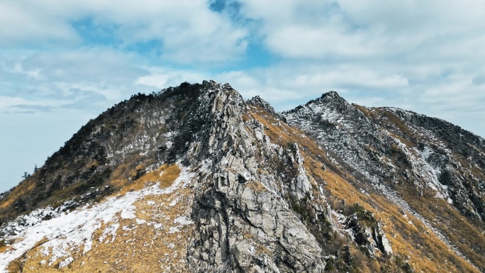 冬季的秦岭-终南山