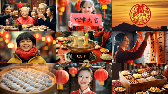 2025蛇年过年春节新年除夕元旦