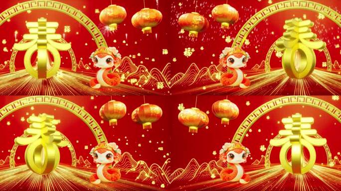 4K宽屏舞台春字背景3