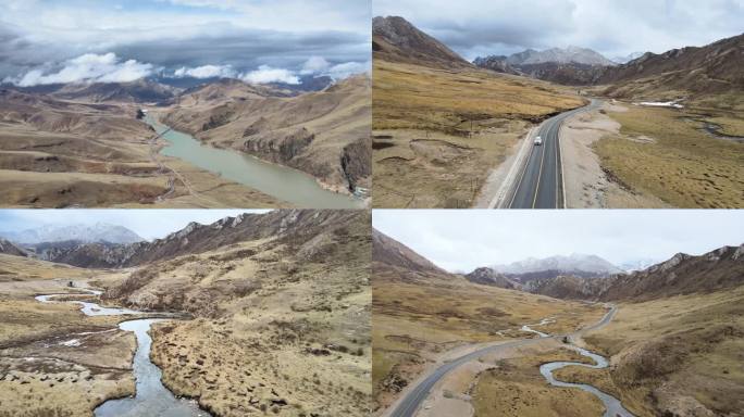 青海青藏高原高海拔公路