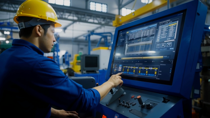 AI未来工厂人工智能机械加工生产制造业