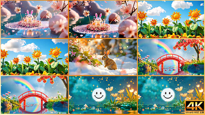 可爱风治愈系卡通动画温馨感人童话儿童宽屏