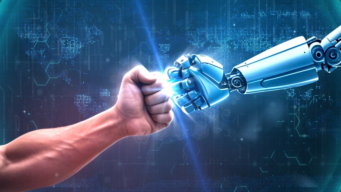 人类与人工智能智能AI 未来科技AE模板