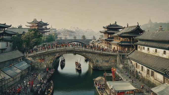 清明上河图古代集市运河文化