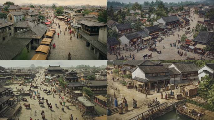 清明上河图古代集市运河文化