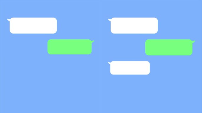 LINE风格对话屏幕动画