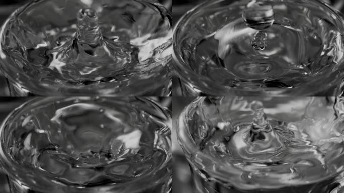 酒白酒倒酒酒水滴酒水酒杯酒花小酒杯小皇冠