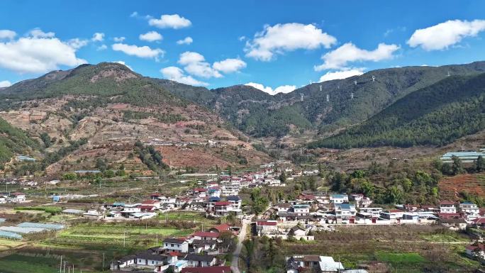 攀枝花米易普威镇航拍