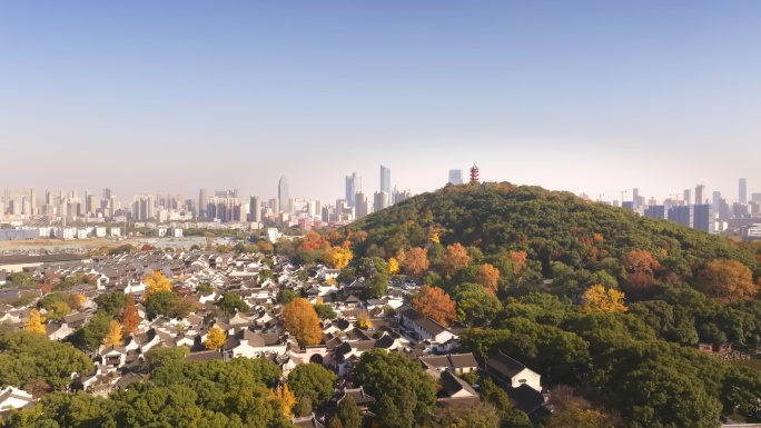 【4K】惠山古镇秋景/晒秋/惠山/寄畅园