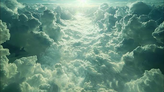 清晨早晨日出云海太阳升起云海云海日出云层