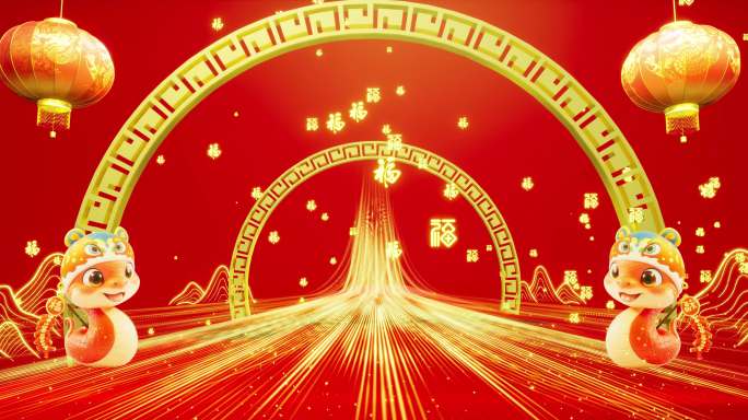 4K宽屏舞台春字背景55