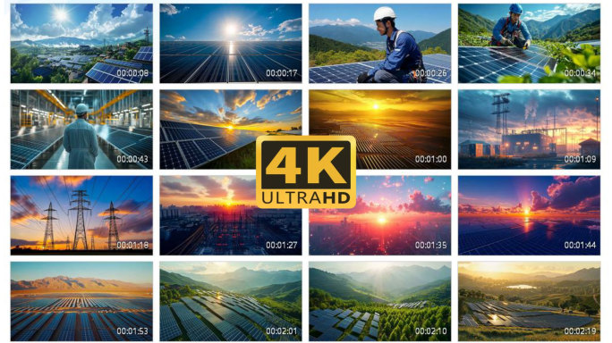 4K新能源太阳能光伏1