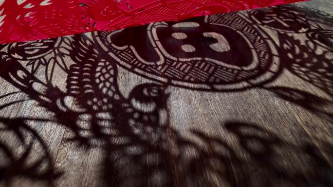 新年春节剪纸实拍