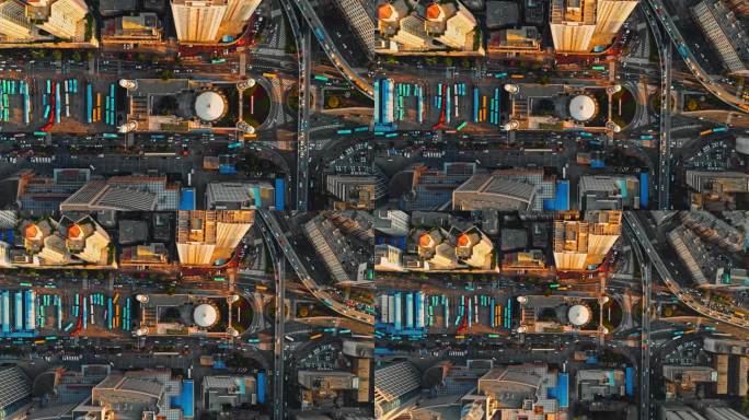 航拍兰州西关清真大寺