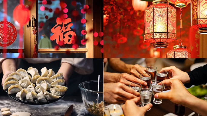 蛇年春节 除夕 2025新年 过年素材