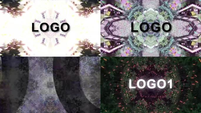 绚丽唯美时尚LOGO万花筒25套AE工程