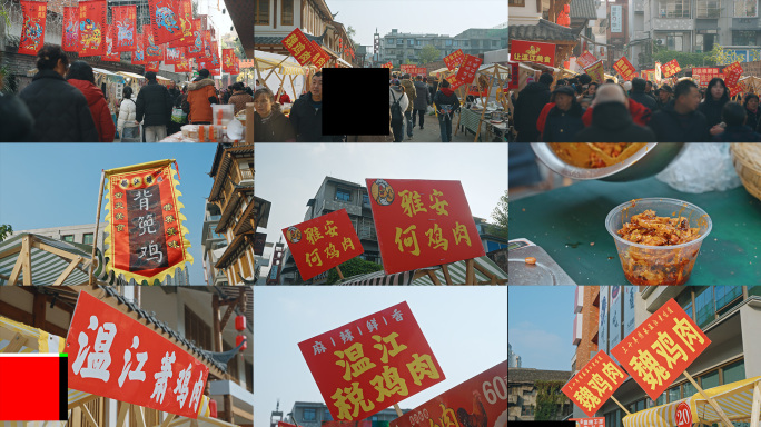 温江鸡博会 集市 年味儿  温江集市