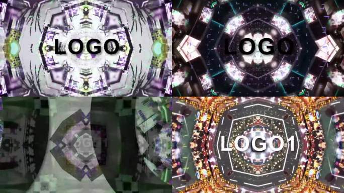 绚丽唯美时尚LOGO万花筒25套AE工程