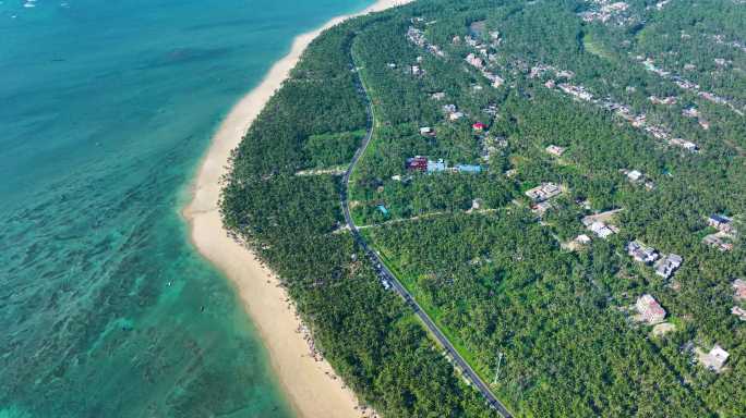 海南环岛旅游公路航拍
