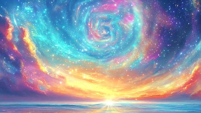 【6K】梦幻天空 绚丽漫画星空 09