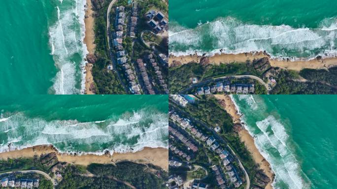 海南富力湾最美公路航拍