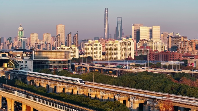 上海磁悬浮 龙阳路站 陆家嘴