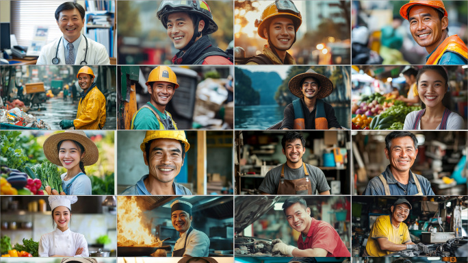 各行各业笑容40组各行业笑容