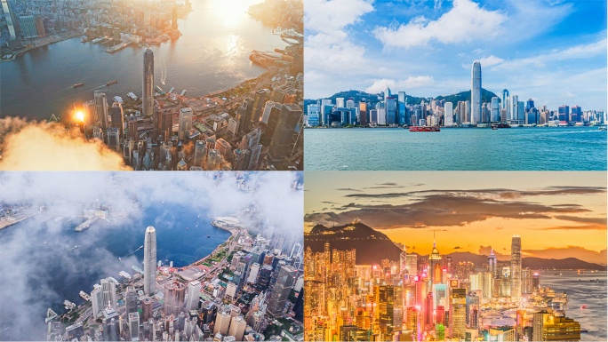 【4K原创】香港航拍延时合集