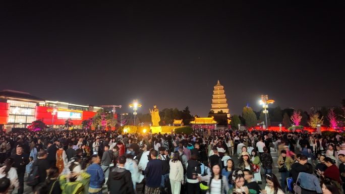 西安大唐不夜城夜景