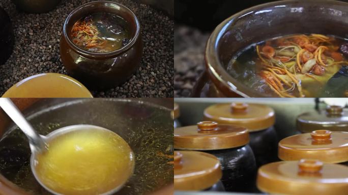 炖鸡 煲汤 鸡汤 煲鸡汤 瓦罐煨鸡