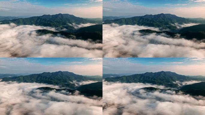 云海日出山峰风景4K