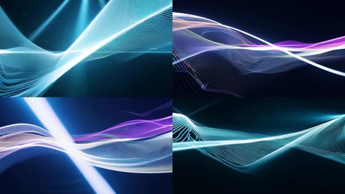 科技线条 光影交织 动态演绎