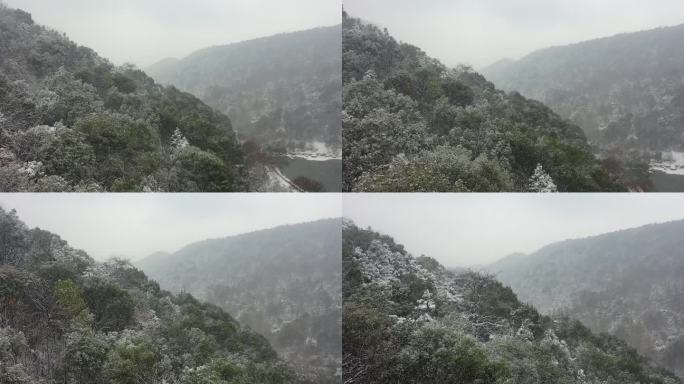 湖南长沙岳麓区雪景