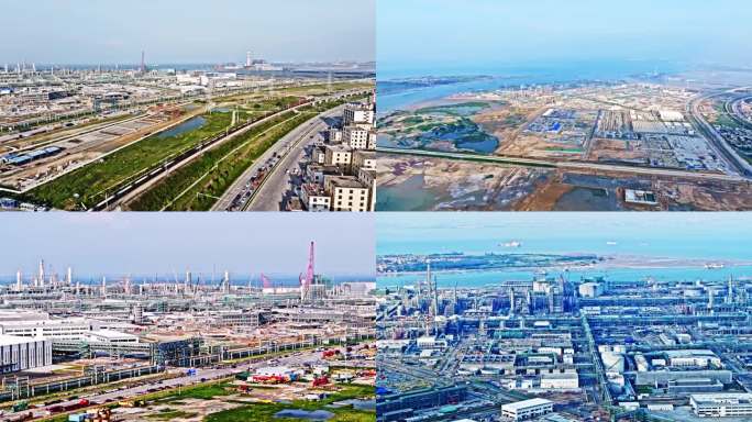 湛江巴斯夫一体化项目基地建设航拍