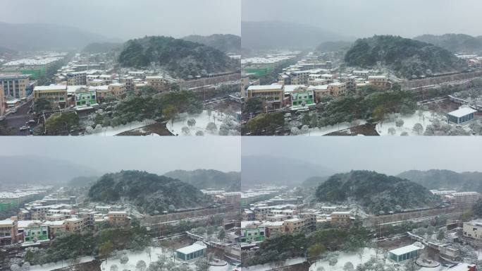 湖南长沙岳麓区雪景