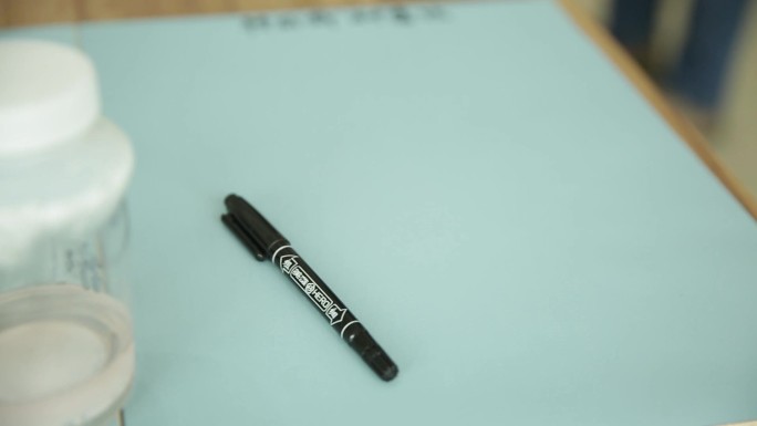 办公室文具 马克笔  白纸 黑板擦