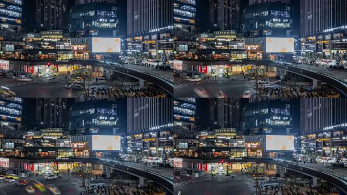 大坪时代天街夜景延时