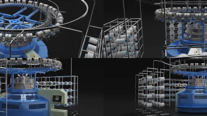 纬编设备，布料设备，含3dsmax文件