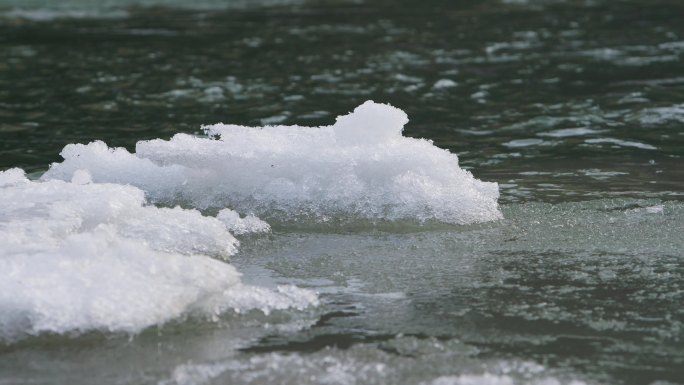 冬季河水