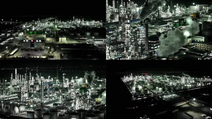 化工厂夜景