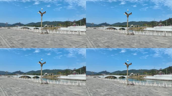 航拍广东省韶关市曲江区南华禅寺、秋天